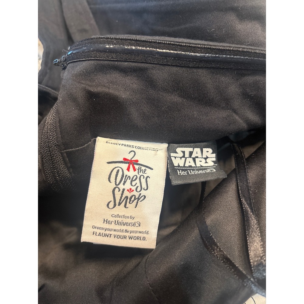 Her Universe Disney Dress Shop Darth Vader Halter Dress‎ Size Large Black White - Picture 9 of 10